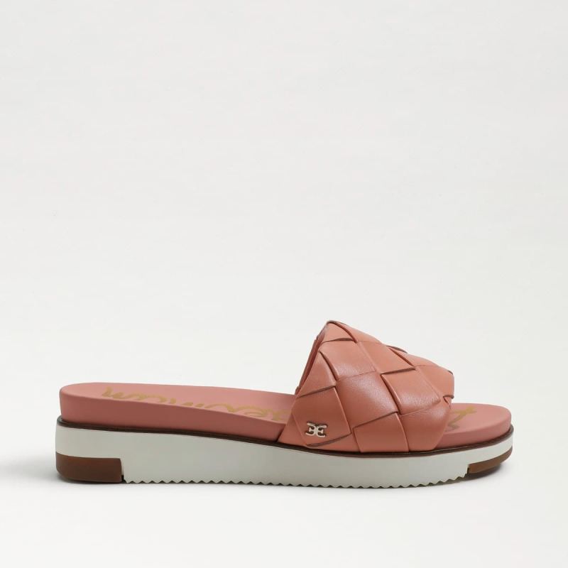 Sam Edelman Adaley Woven Slide Sandal-Canyon Clay Leather