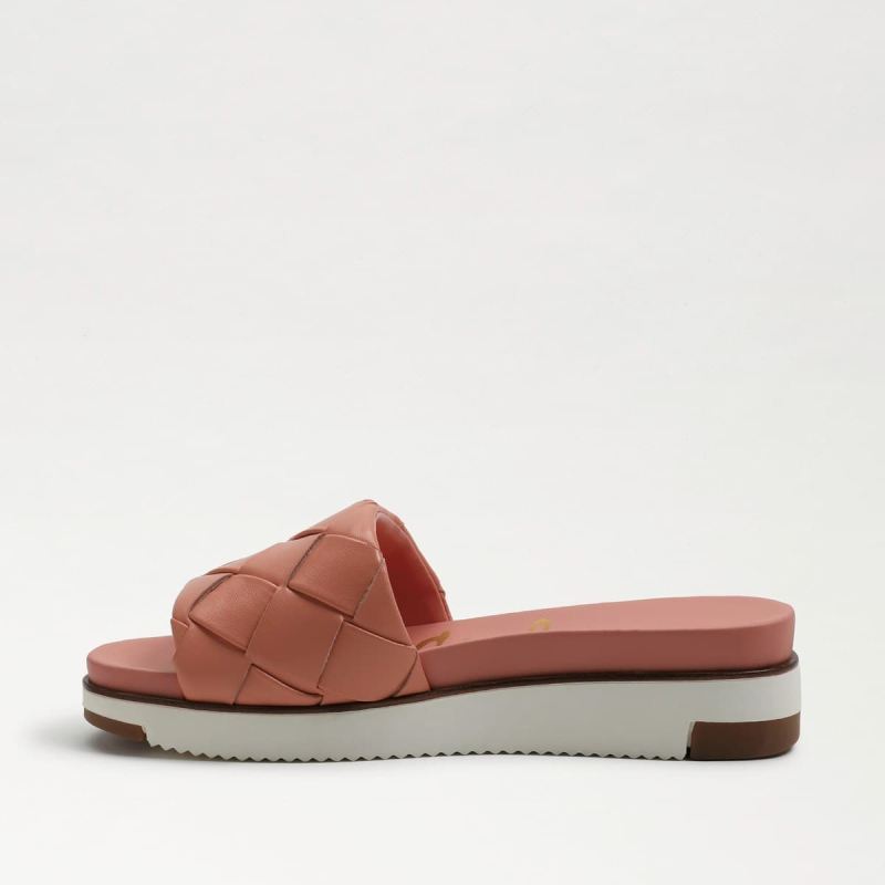 Sam Edelman Adaley Woven Slide Sandal-Canyon Clay Leather