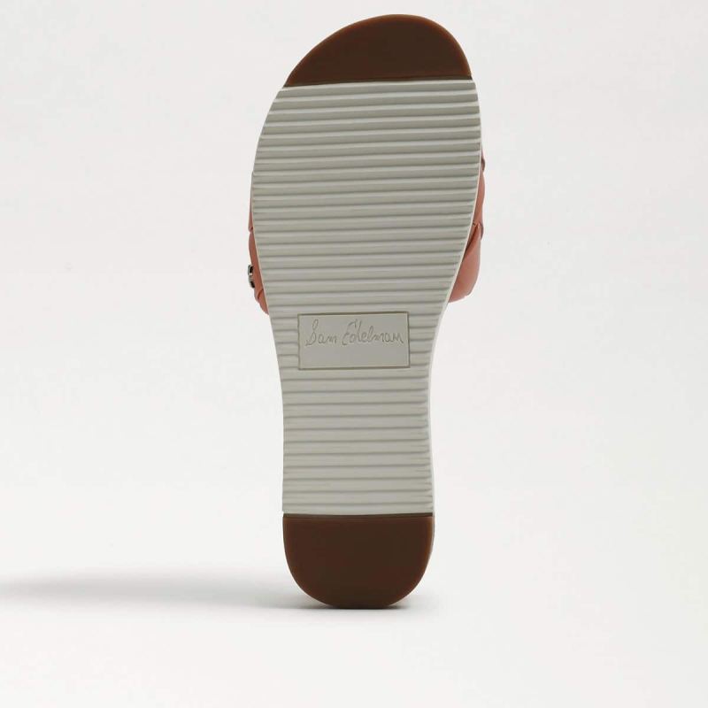 Sam Edelman Adaley Woven Slide Sandal-Canyon Clay Leather