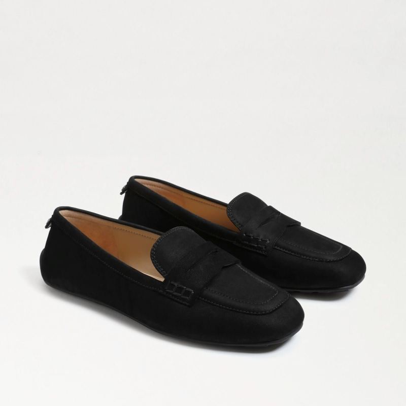 Sam Edelman Tucker Penny Loafer-Black Leather