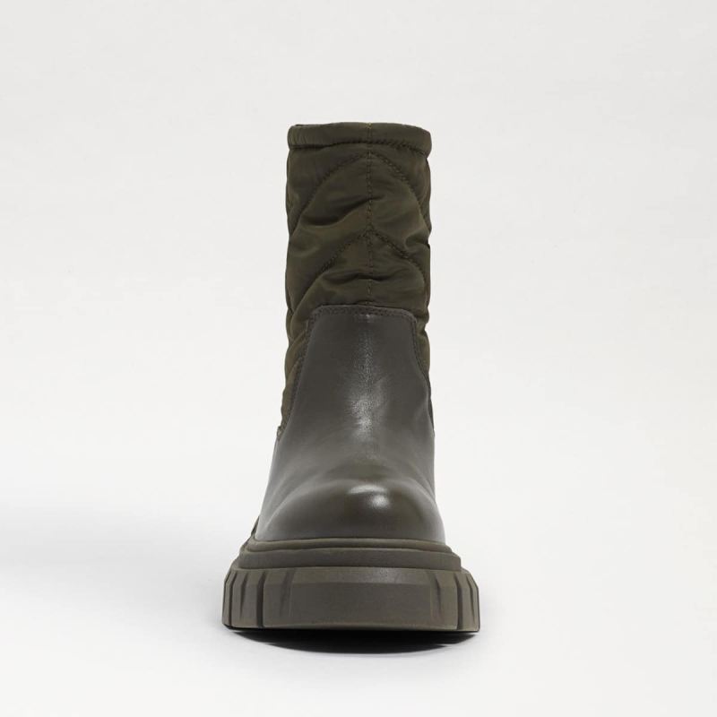 Sam Edelman Orleans Lug Sole Boot-Olive