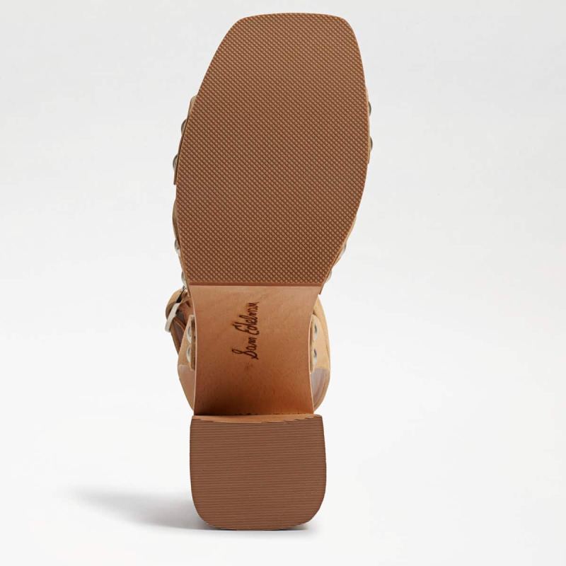 Sam Edelman Rosalind Platform Heeled Sandal-Sesame Suede