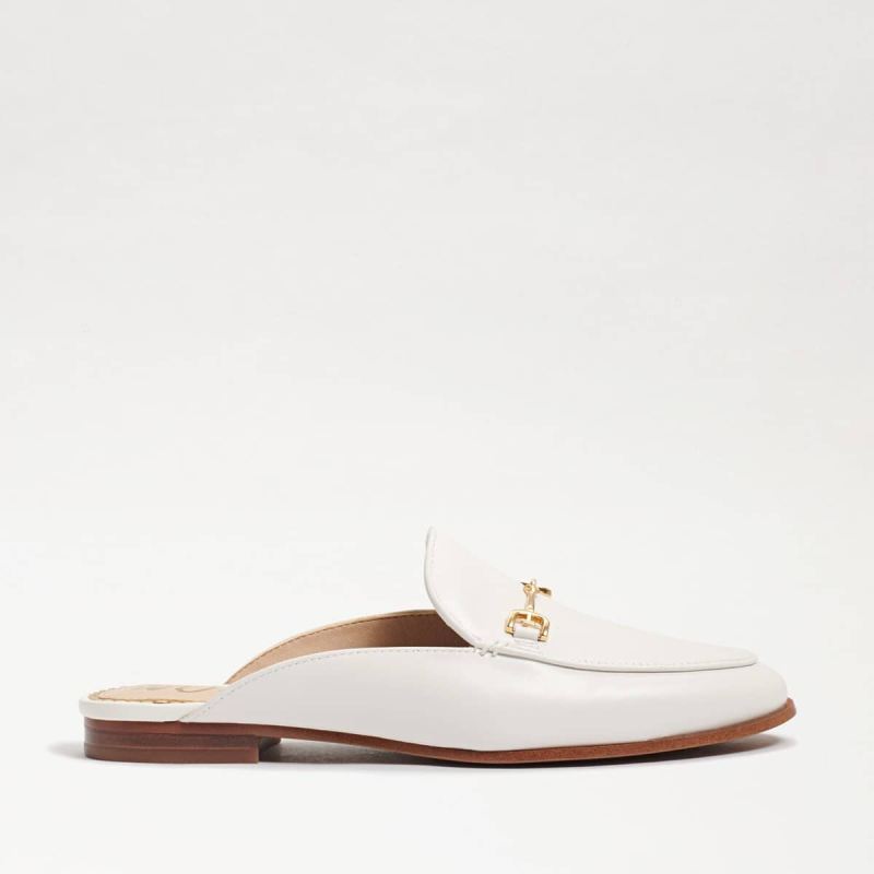 Sam Edelman Linnie Bit Mule-Bright White Leather