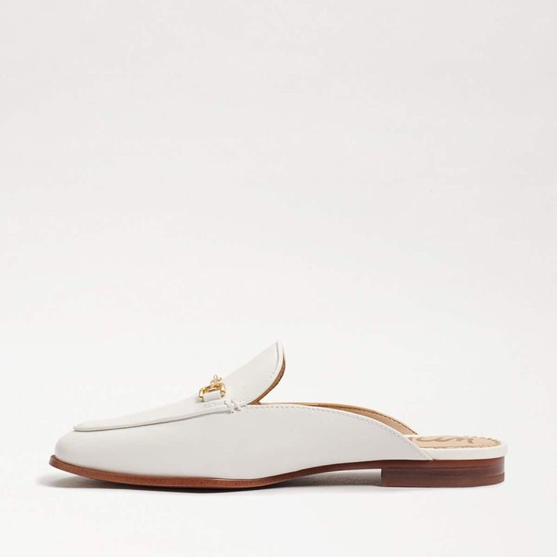 Sam Edelman Linnie Bit Mule-Bright White Leather