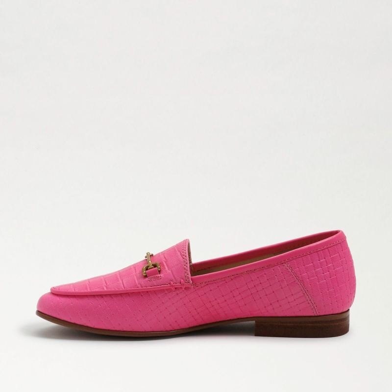 Sam Edelman Loraine Kids Bit Loafer-Pop Pink Weave