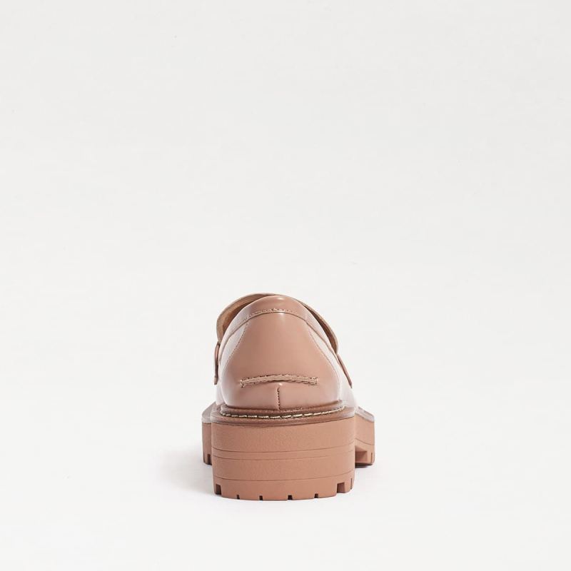 Sam Edelman Laurs Lug Sole Loafer-Maple Sugar Box Leather