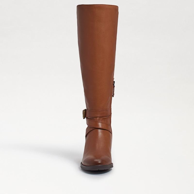 Sam Edelman Pansy Wide Calf Boot-New Whiskey Leather