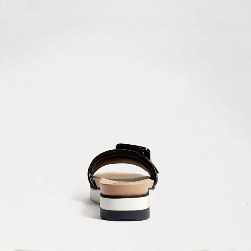 Sam Edelman Ariane Slide Sandal-Black Leather