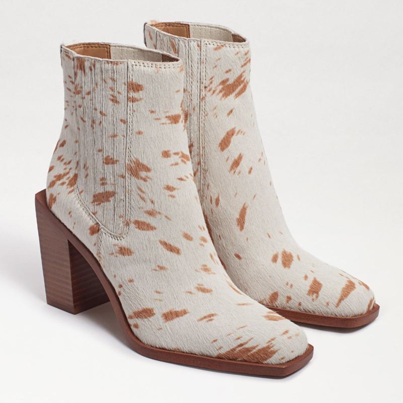 Sam Edelman Emalia Ankle Bootie-Natural/Ivory Brahma Sam Edelman Emalia Ankle Bootie-Natural/Ivory Brahma