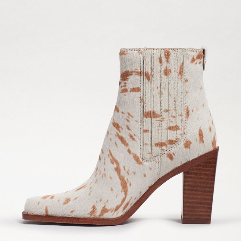 Sam Edelman Emalia Ankle Bootie-Natural/Ivory Brahma