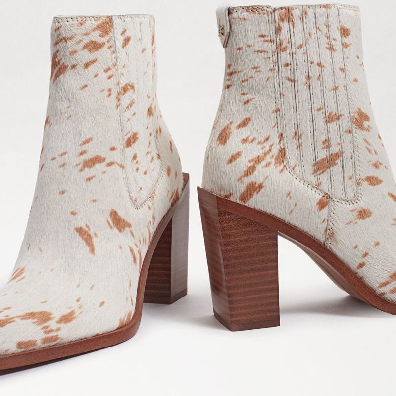 Sam Edelman Emalia Ankle Bootie-Natural/Ivory Brahma