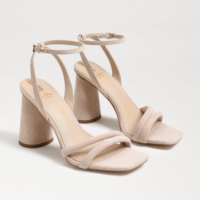 Sam Edelman Kia Block Heel Sandal-Cappuccino Suede Sam Edelman Kia Block Heel Sandal-Cappuccino Suede