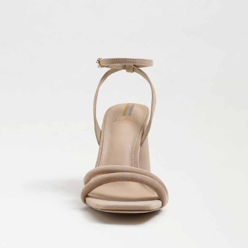 Sam Edelman Kia Block Heel Sandal-Sesame Suede