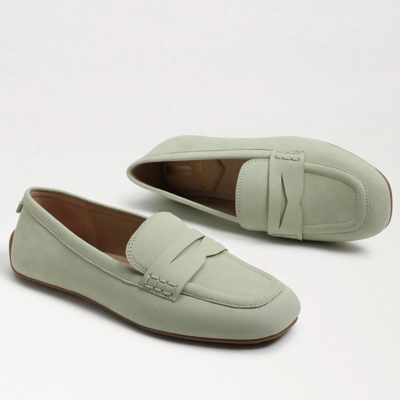 Sam Edelman Tucker Penny Loafer-Pistachio Leather