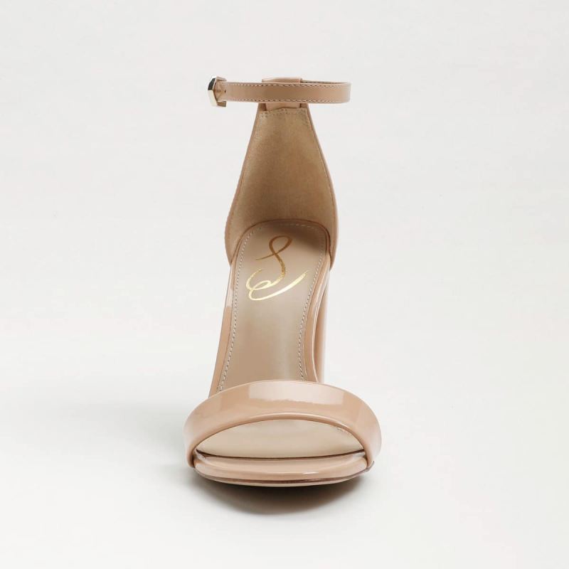 Sam Edelman Yaro Block Heel Sandal-Beige Blush Patent