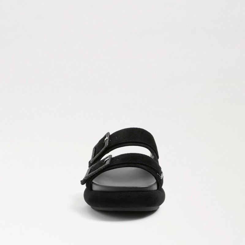 Sam Edelman Kenzie Slide Sandal-Black Suede