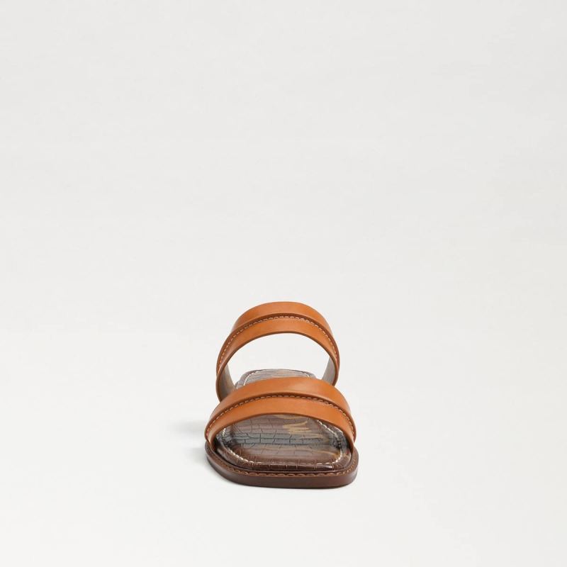 Sam Edelman Haydee Stitch Slide Sandal-Natural Leather