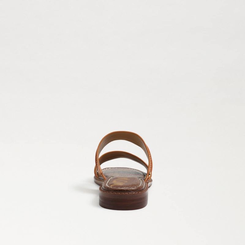 Sam Edelman Haydee Stitch Slide Sandal-Natural Leather