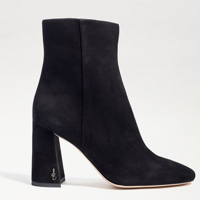 Sam Edelman Codie Ankle Bootie-Black Suede