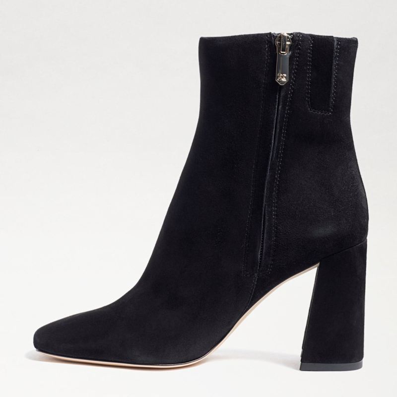 Sam Edelman Codie Ankle Bootie-Black Suede