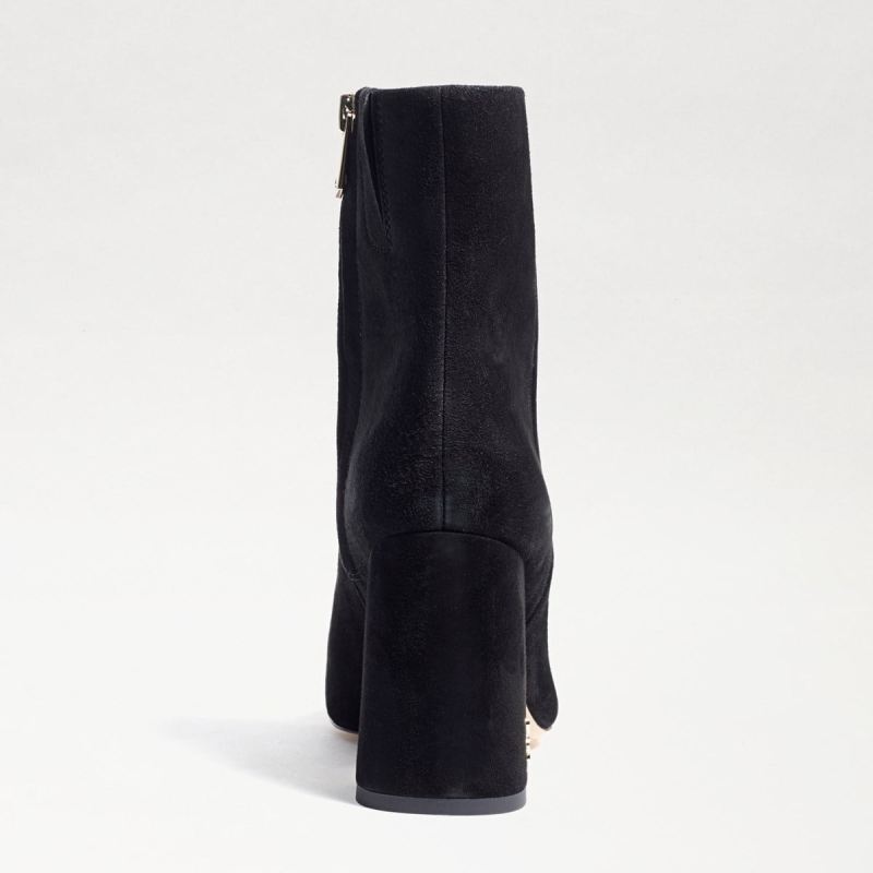 Sam Edelman Codie Ankle Bootie-Black Suede