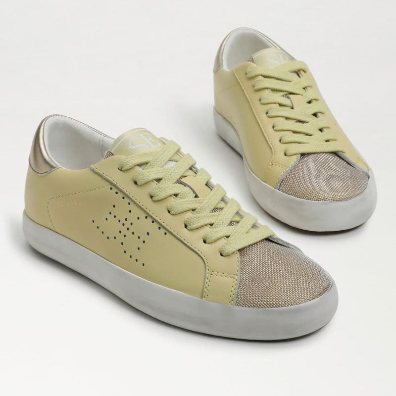 Sam Edelman Aubrie Kids Sneaker-Washed Yellow