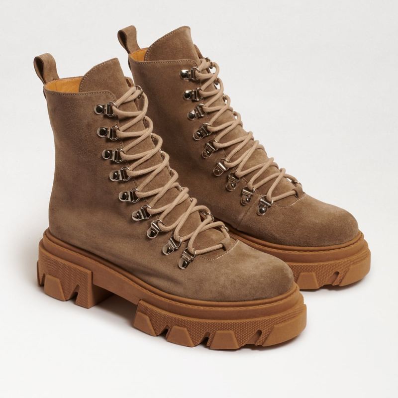 Sam Edelman Danika Lug Sole Boot-Deep Taupe Suede Sam Edelman Danika Lug Sole Boot-Deep Taupe Suede