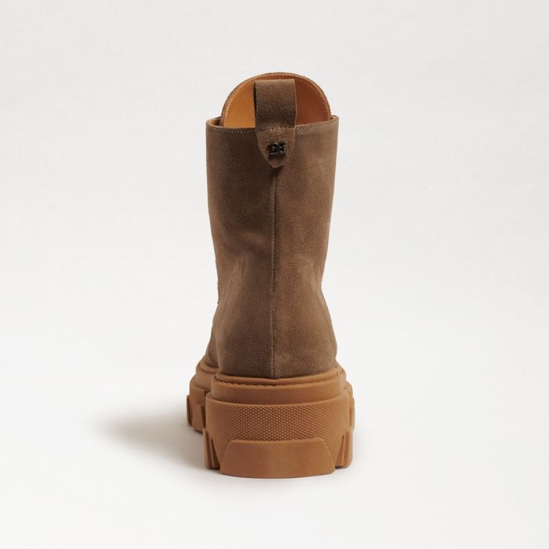 Sam Edelman Danika Lug Sole Boot-Deep Taupe Suede