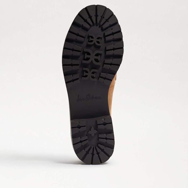 Sam Edelman Taelor Lug Sole Loafer-Camel Suede