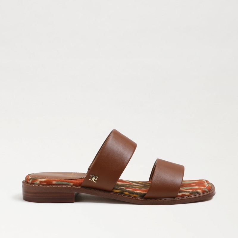 Sam Edelman Haydee Stitch Slide Sandal-Saddle Multi