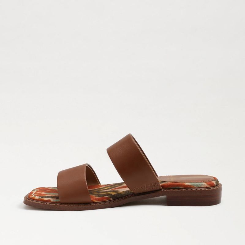 Sam Edelman Haydee Stitch Slide Sandal-Saddle Multi