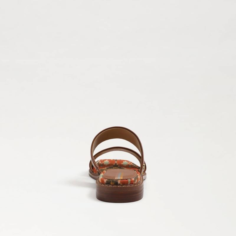 Sam Edelman Haydee Stitch Slide Sandal-Saddle Multi