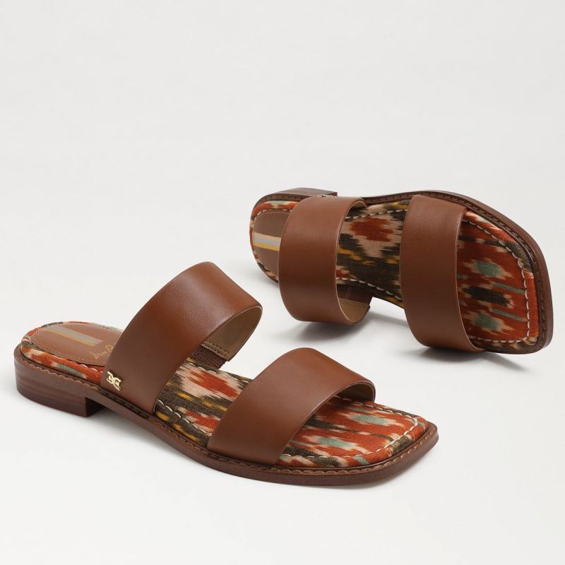 Sam Edelman Haydee Stitch Slide Sandal-Saddle Multi