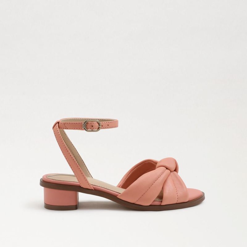 Sam Edelman Ingrid Kids Block Heel Sandal-Canyon Clay Leather