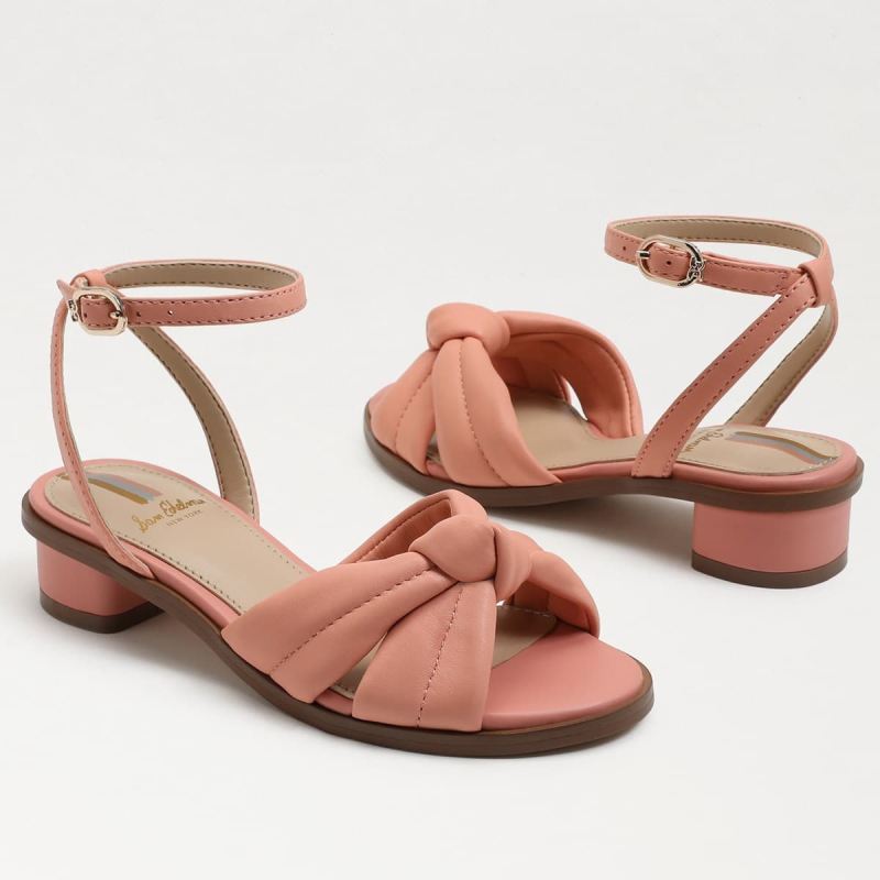 Sam Edelman Ingrid Kids Block Heel Sandal-Canyon Clay Leather