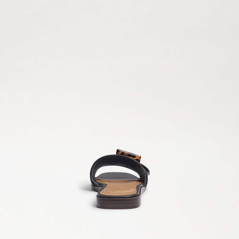 Sam Edelman Inez Slide Sandal-Black Leather