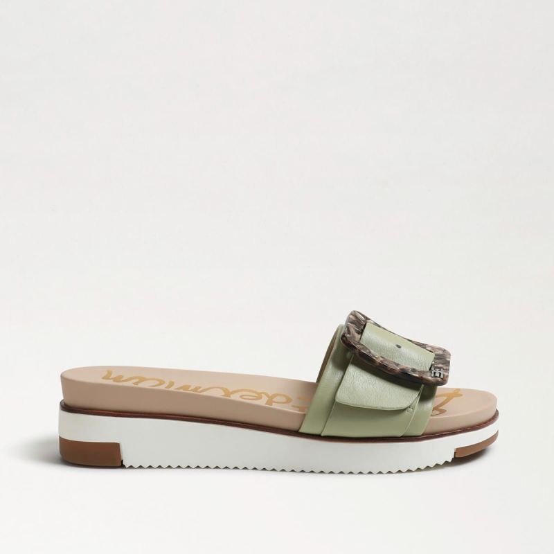 Sam Edelman Ariane Slide Sandal-Pistachio Leather