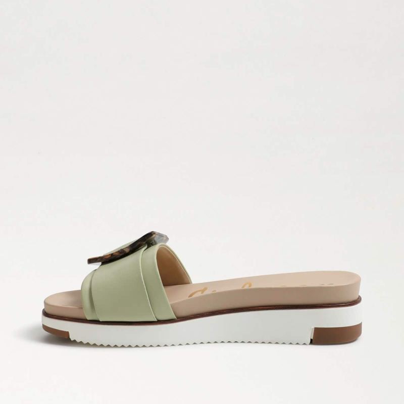 Sam Edelman Ariane Slide Sandal-Pistachio Leather