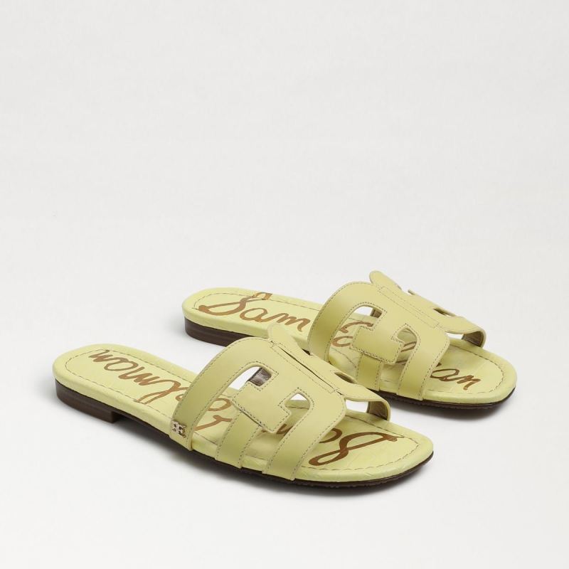 Sam Edelman Bay Slide Sandal-Butter Yellow Leather