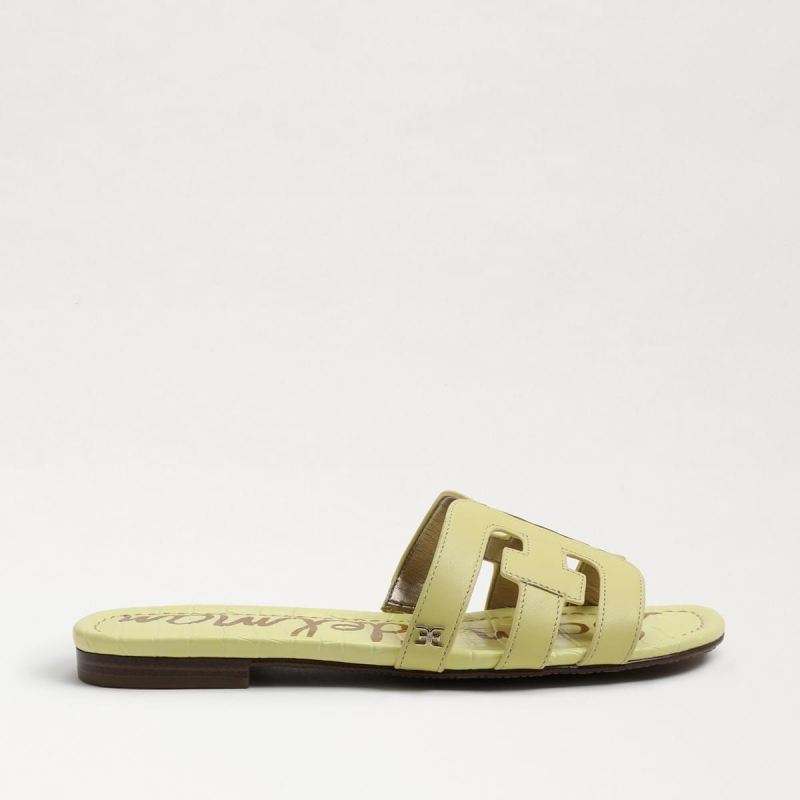 Sam Edelman Bay Slide Sandal-Butter Yellow Leather