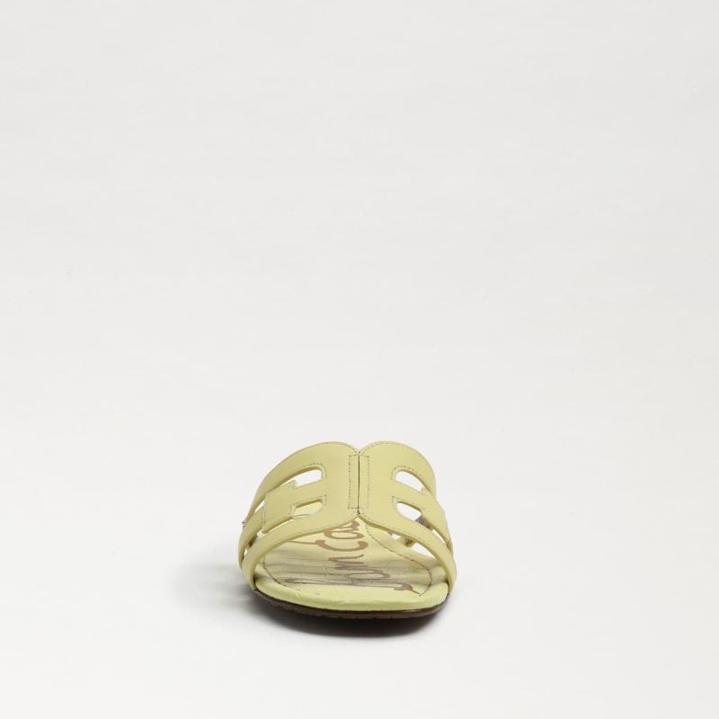 Sam Edelman Bay Slide Sandal-Butter Yellow Leather