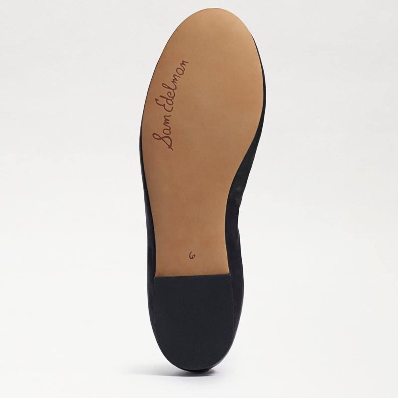 Sam Edelman Felicia Ballet Flat-Black Leather