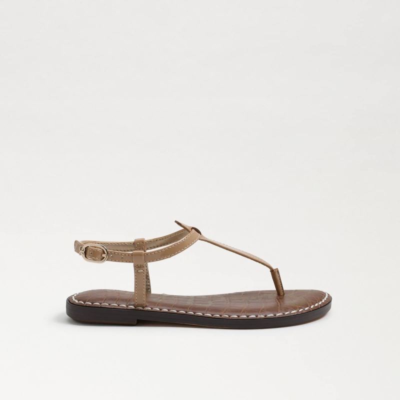 Sam Edelman Gigi Kids Thong Sandal-Almond Patent