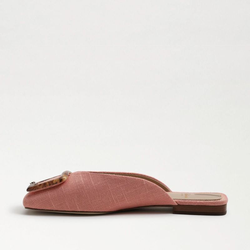 Sam Edelman Lavina Buckle Mule-Canyon Clay Linen