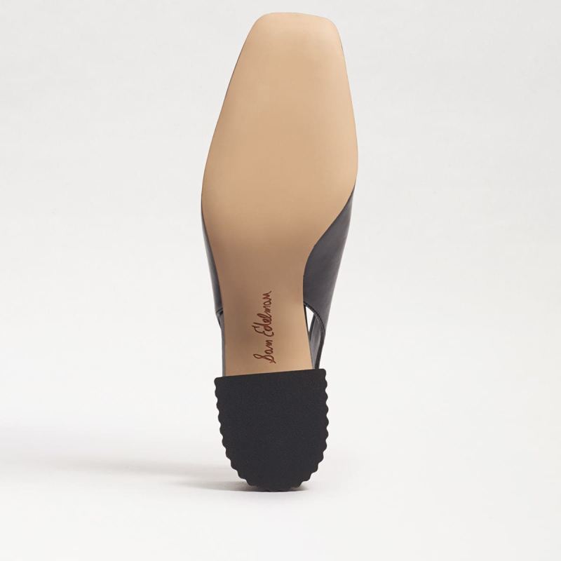 Sam Edelman Toren Block Heel Square Toe-Black