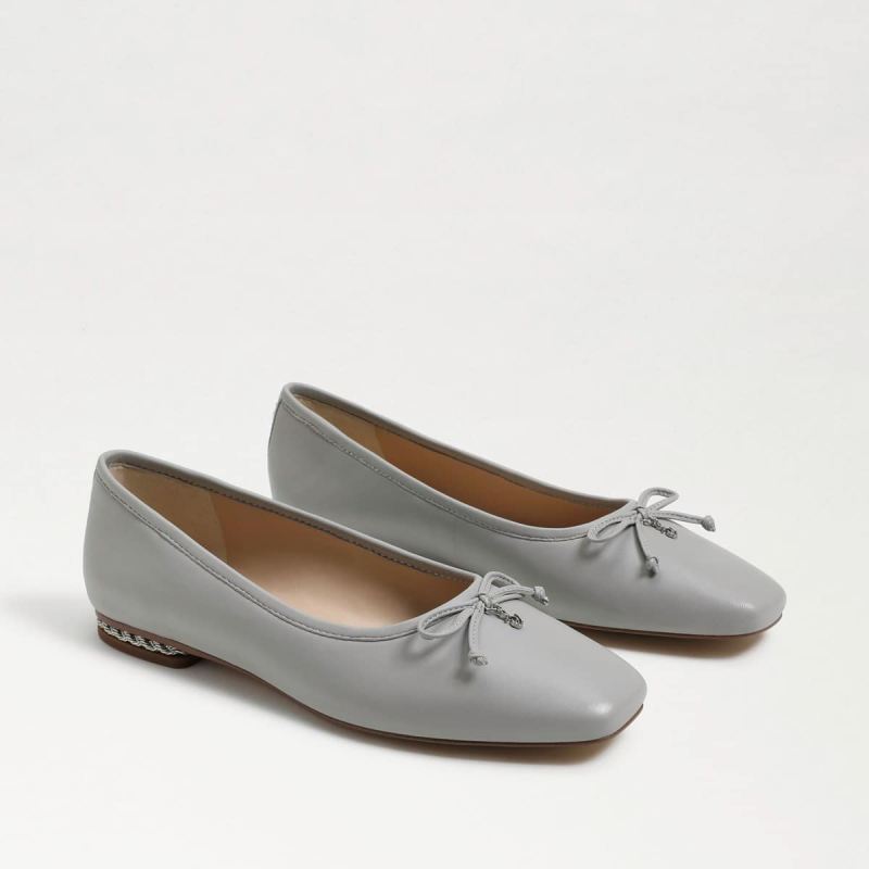 Sam Edelman Marisol Flat-Pebble Grey Leather