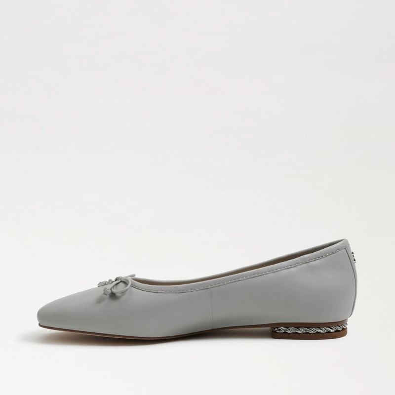 Sam Edelman Marisol Flat-Pebble Grey Leather