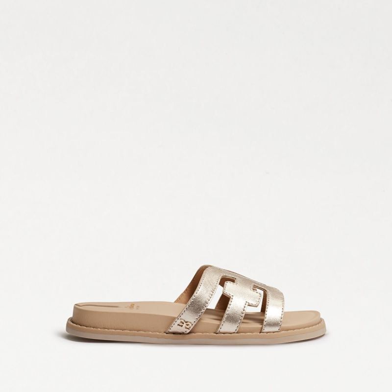 Sam Edelman Valeri Kids Slide Sandal-Gold Leaf