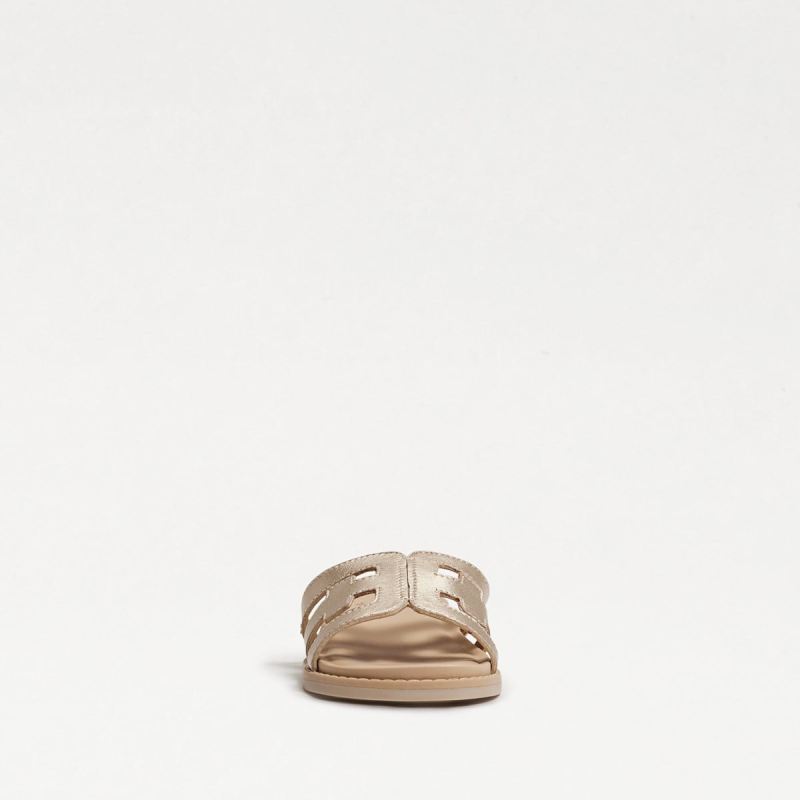 Sam Edelman Valeri Kids Slide Sandal-Gold Leaf