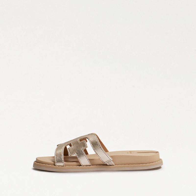 Sam Edelman Valeri Kids Slide Sandal-Gold Leaf